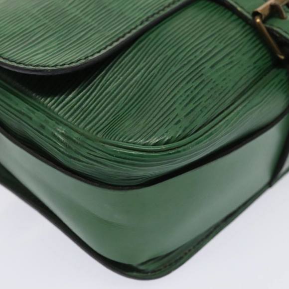 LOUIS VUITTON Epi Cartouchiere MM Shoulder Bag Green M52244 LV Auth 91579 - Picture 15 of 16